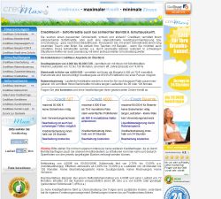 Screenshot der Webseite von credimaxx.de